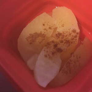 レンジde簡単！林檎のシナモン煮